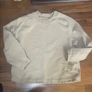 lululemon athletica womens Cream Crewneck Sweatshirt size Large